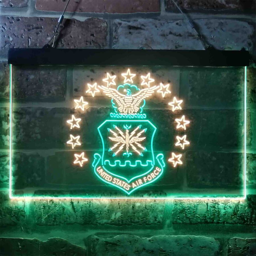 Us Air Force Eagle Badge Neon Like Led Sign - Image 2