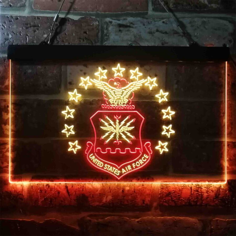 Us Air Force Eagle Badge Neon Like Led Sign - Image 8