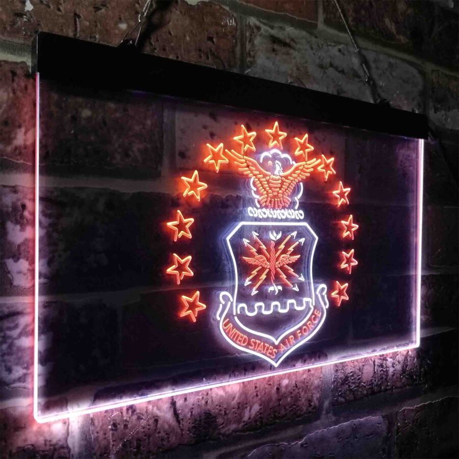 Us Air Force Eagle Badge Neon Like Led Sign - Image 26