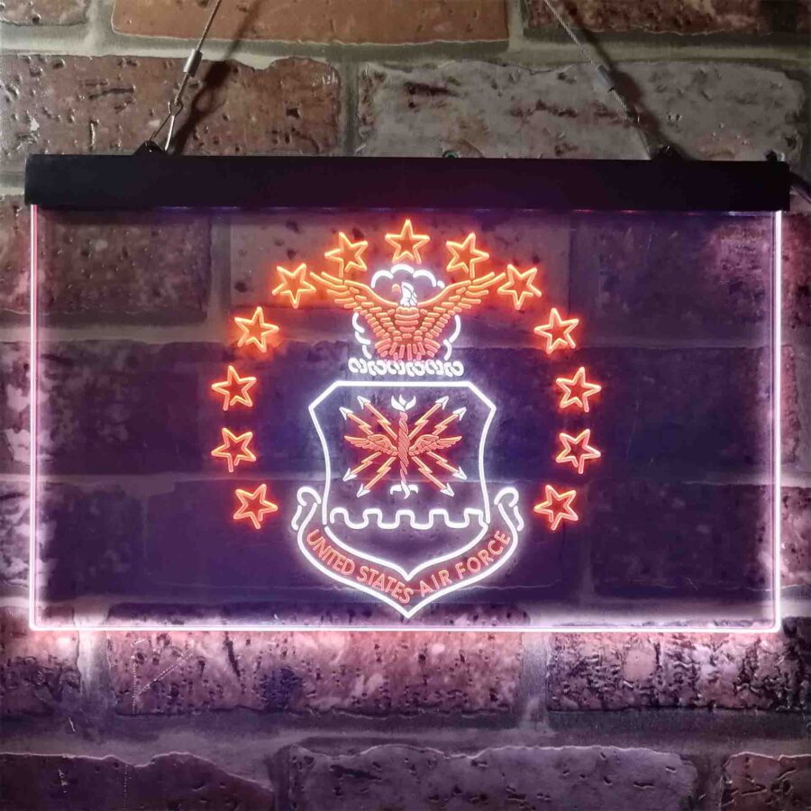 Us Air Force Eagle Badge Neon Like Led Sign - Image 13