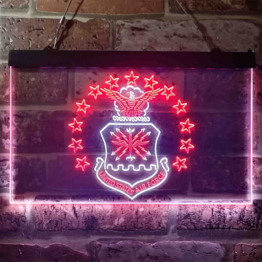Us Air Force Eagle Badge Neon Like Led Sign - Image 6