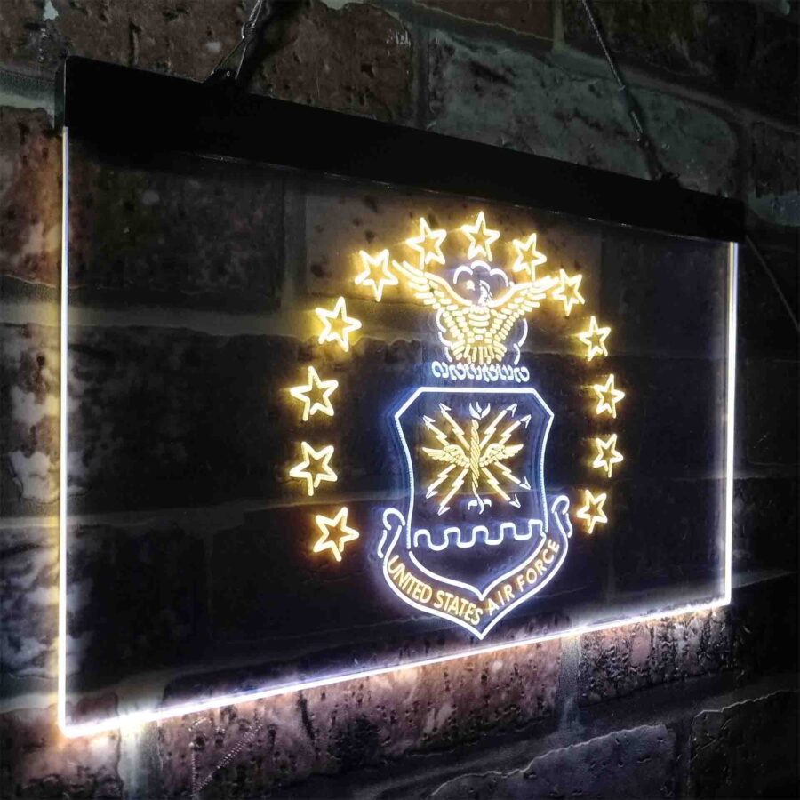 Us Air Force Eagle Badge Neon Like Led Sign - Image 24