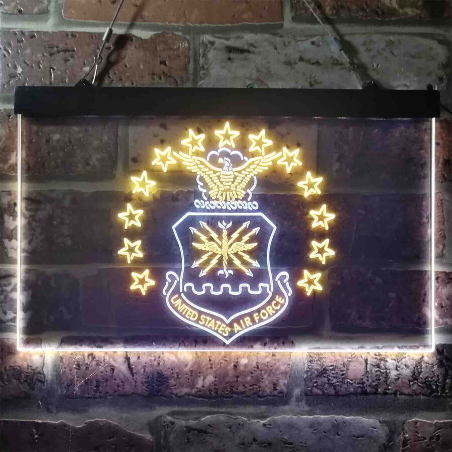 Us Air Force Eagle Badge Neon Like Led Sign - Image 11
