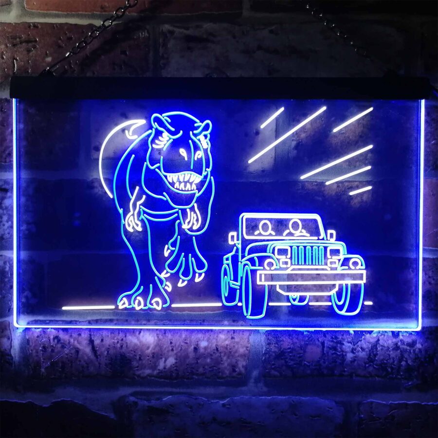 Jurassic Park World T Rex Led Neon Sign - Image 5