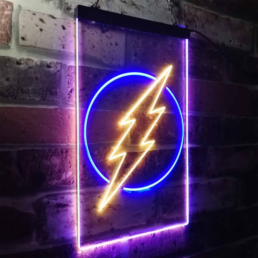 The Flash Logo Game Room Neon Light Led Sign - Image 19
