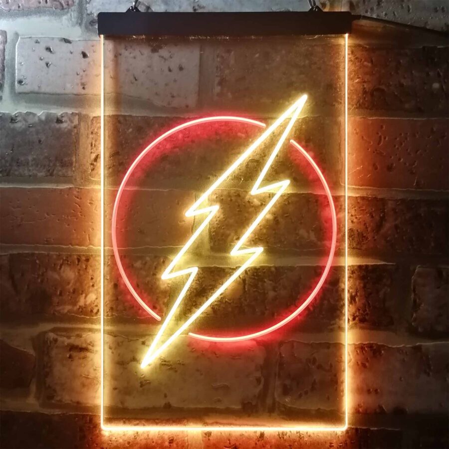 The Flash Logo Game Room Neon Light Led Sign