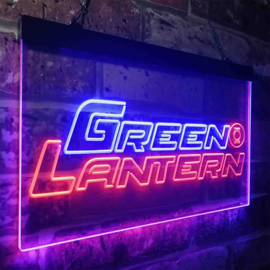 Green Lantern Neon Like Led Sign - Image 26