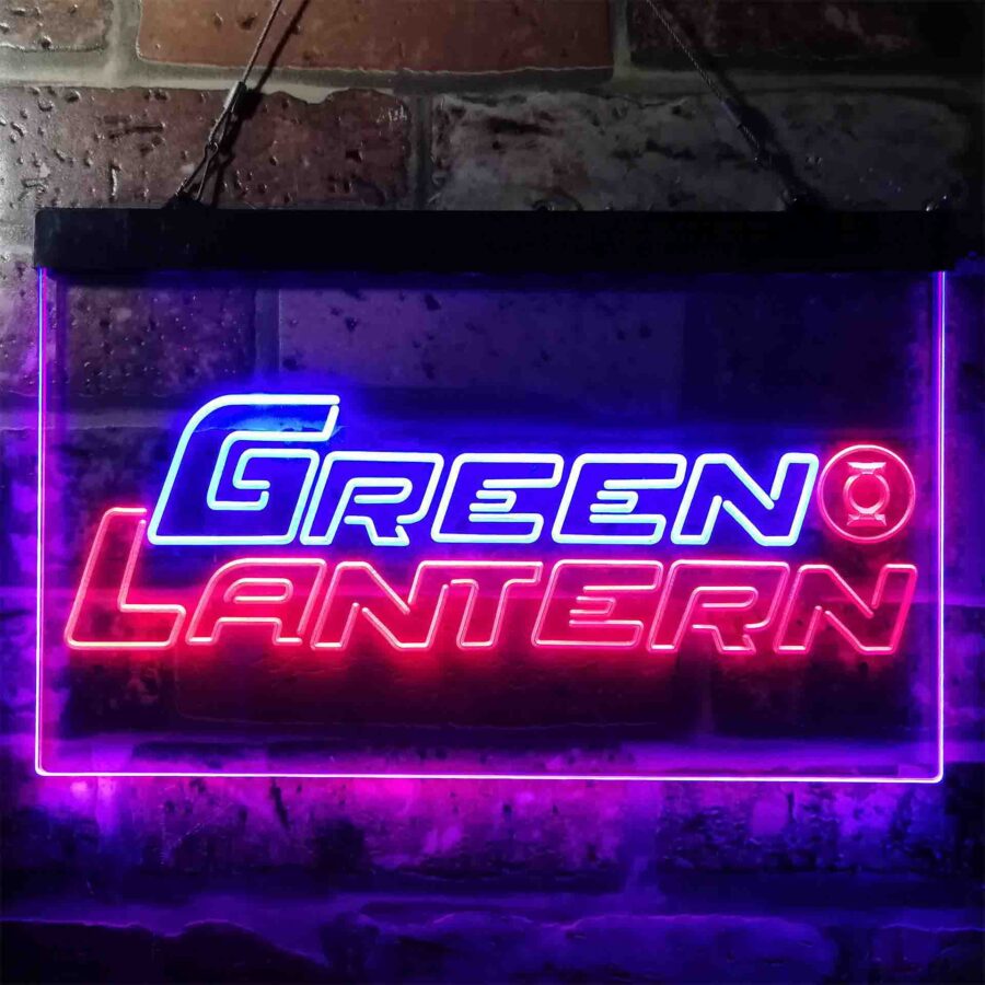 Green Lantern Neon Like Led Sign - Image 13