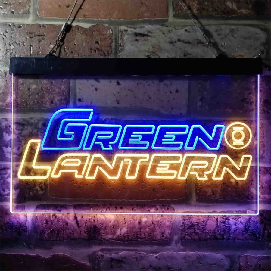 Green Lantern Neon Like Led Sign - Image 9