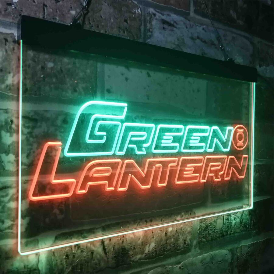 Green Lantern Neon Like Led Sign - Image 15