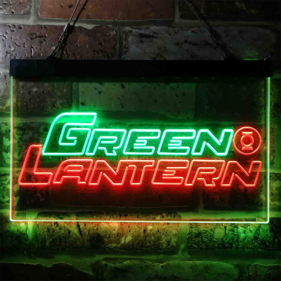 Green Lantern Neon Like Led Sign - Image 2