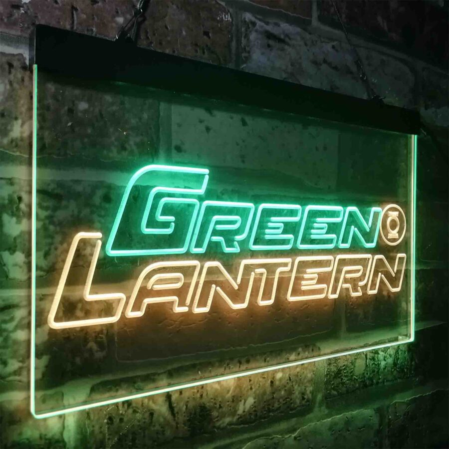 Green Lantern Neon Like Led Sign - Image 16