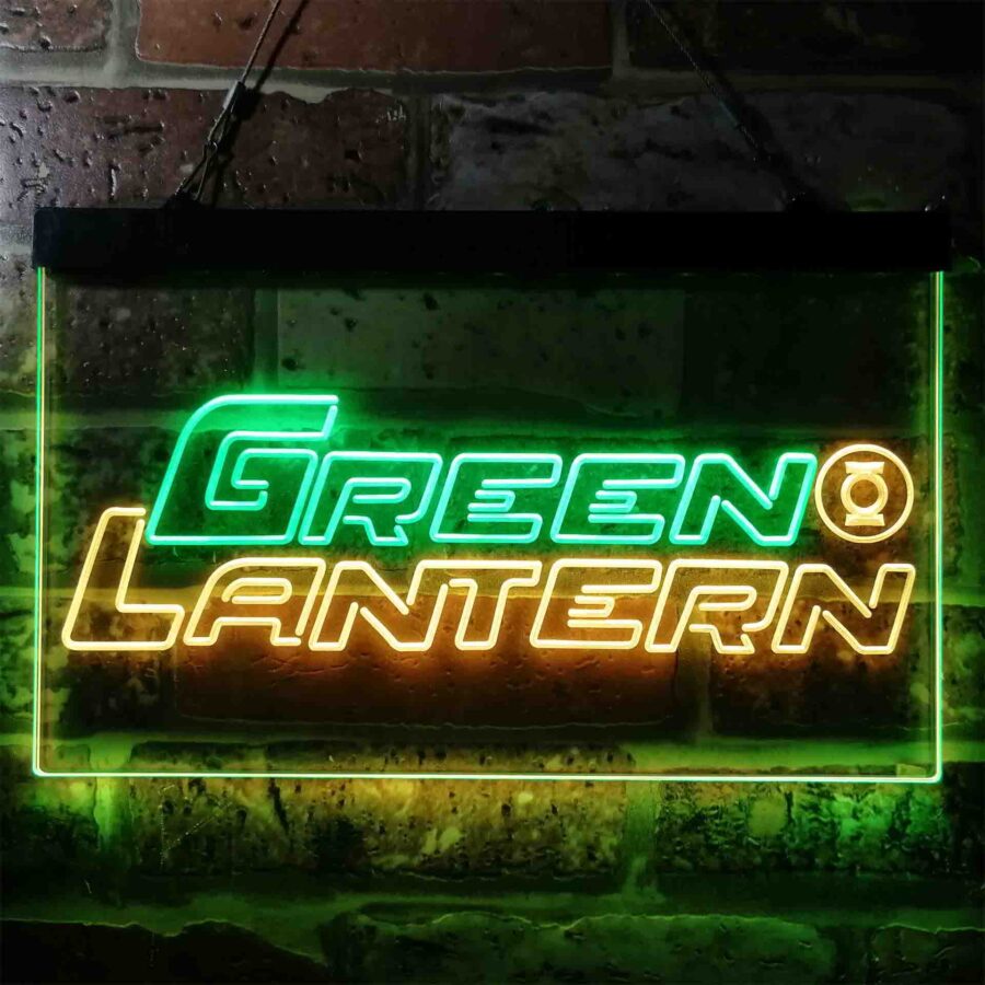 Green Lantern Neon Like Led Sign - Image 3