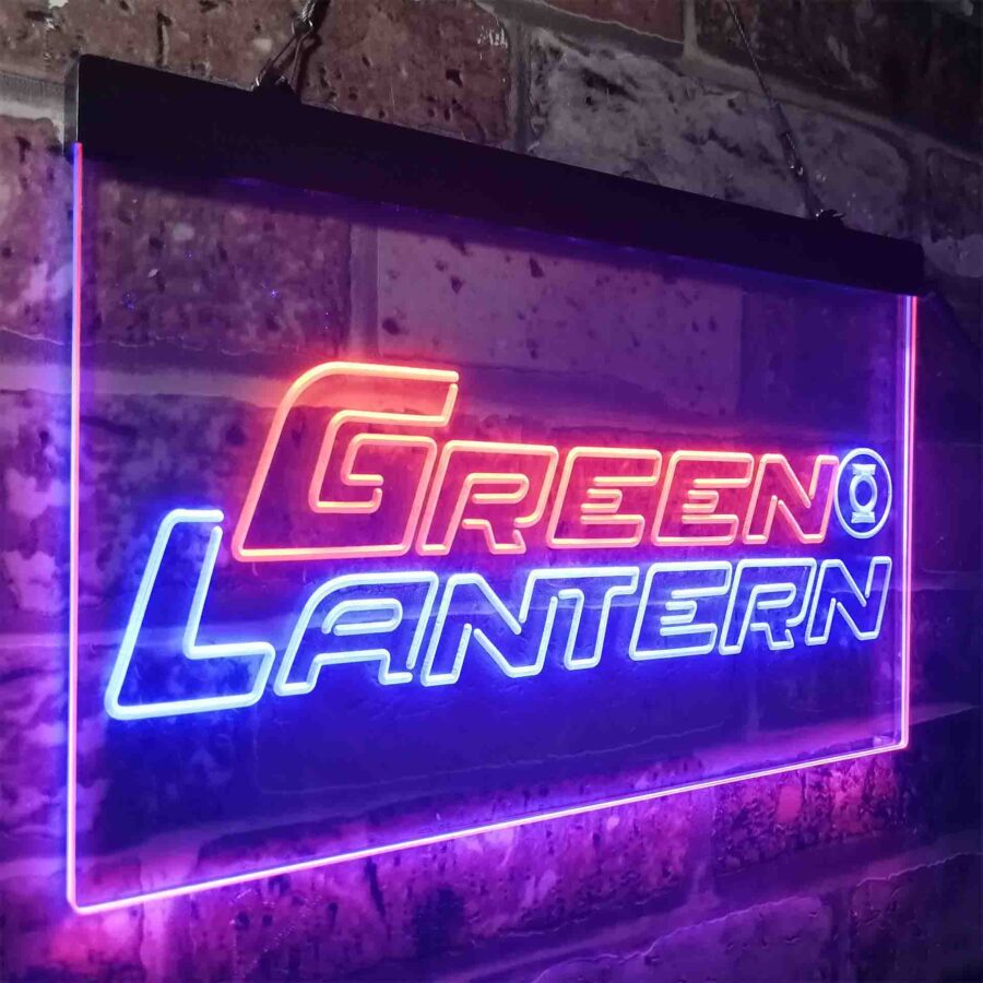 Green Lantern Neon Like Led Sign - Image 19