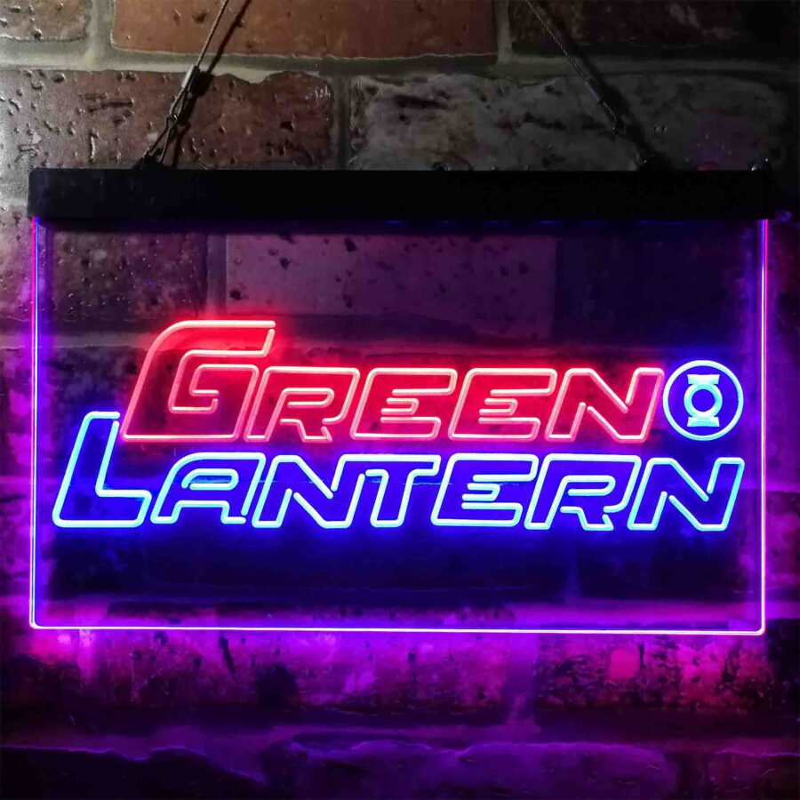 Green Lantern Neon Like Led Sign - Image 6