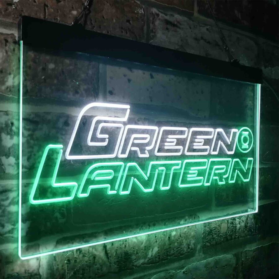 Green Lantern Neon Like Led Sign - Image 14