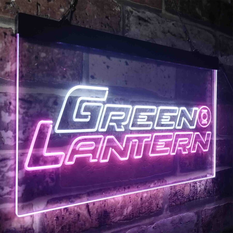 Green Lantern Neon Like Led Sign - Image 18