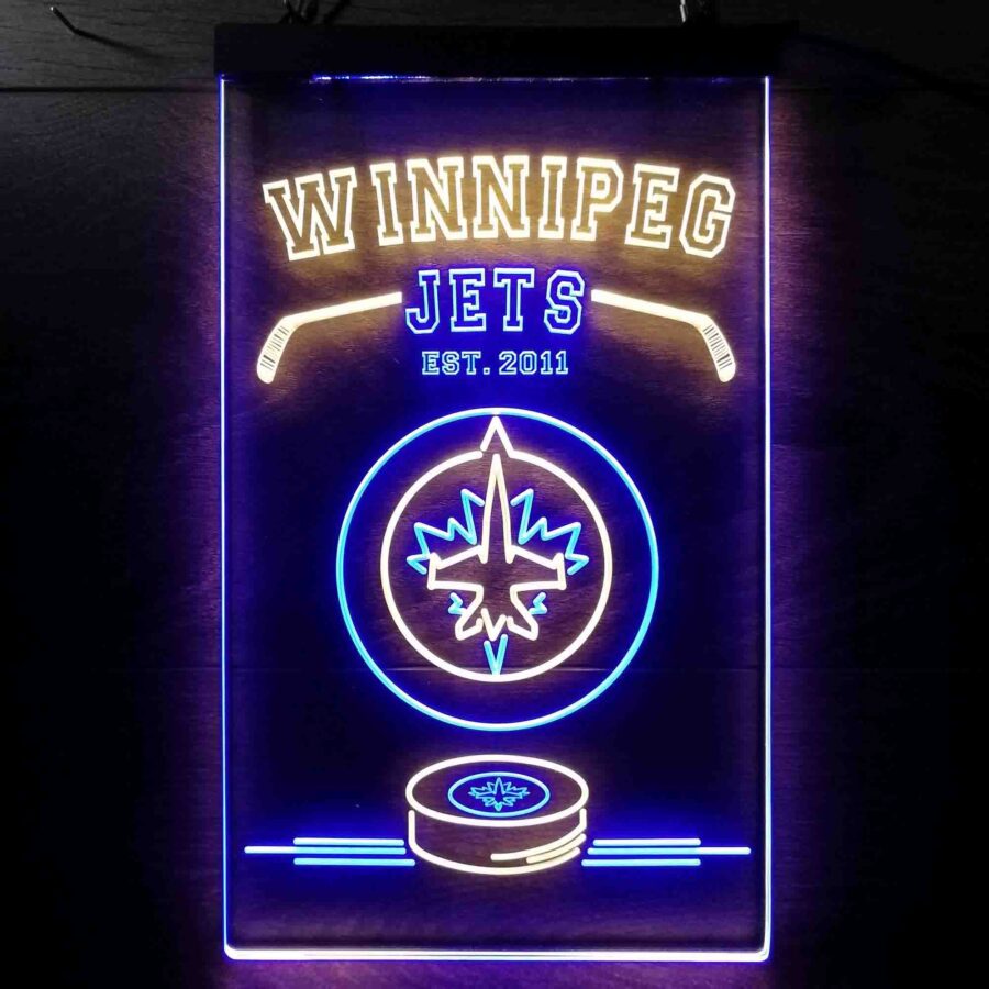 Personalized Winnipeg Jets Neon Like Led Sign-Memorabilia Gift - Image 4