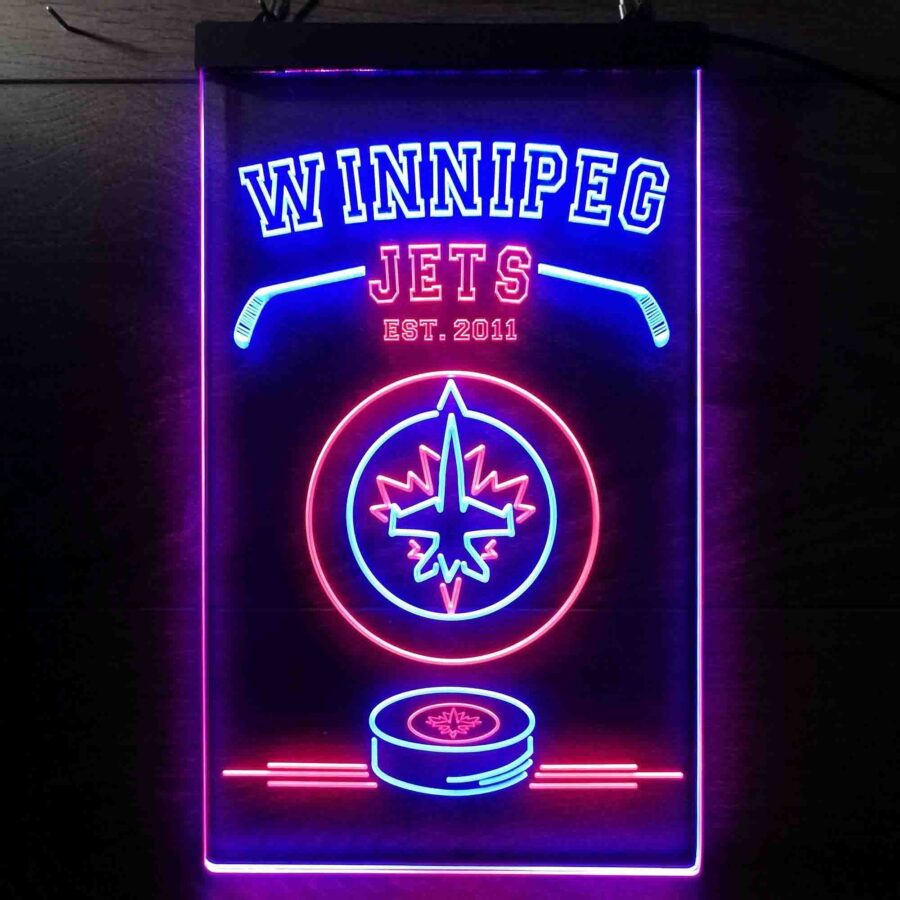 Personalized Winnipeg Jets Neon Like Led Sign-Memorabilia Gift - Image 3
