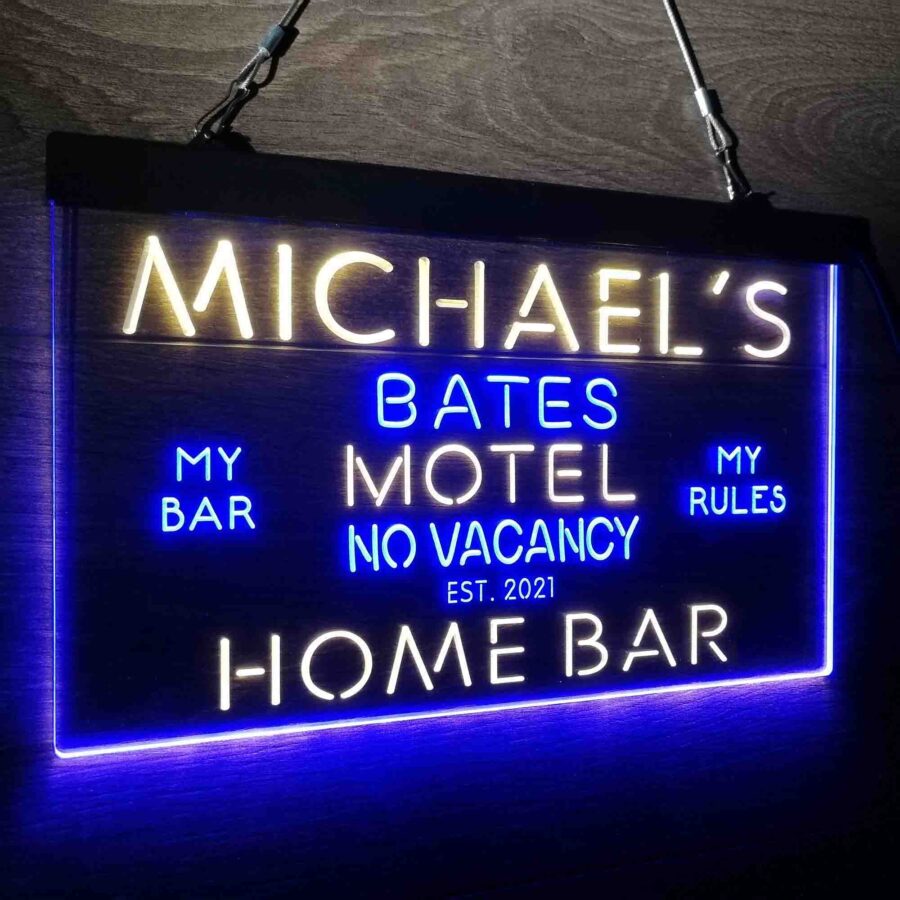 Personalized Bates Motel No Vacancy Neon Like Led Sign - Image 22