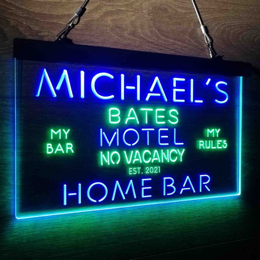 Personalized Bates Motel No Vacancy Neon Like Led Sign - Image 24