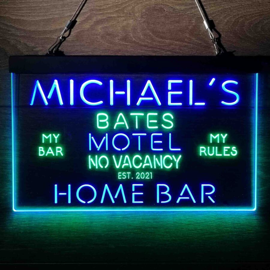 Personalized Bates Motel No Vacancy Neon Like Led Sign - Image 11