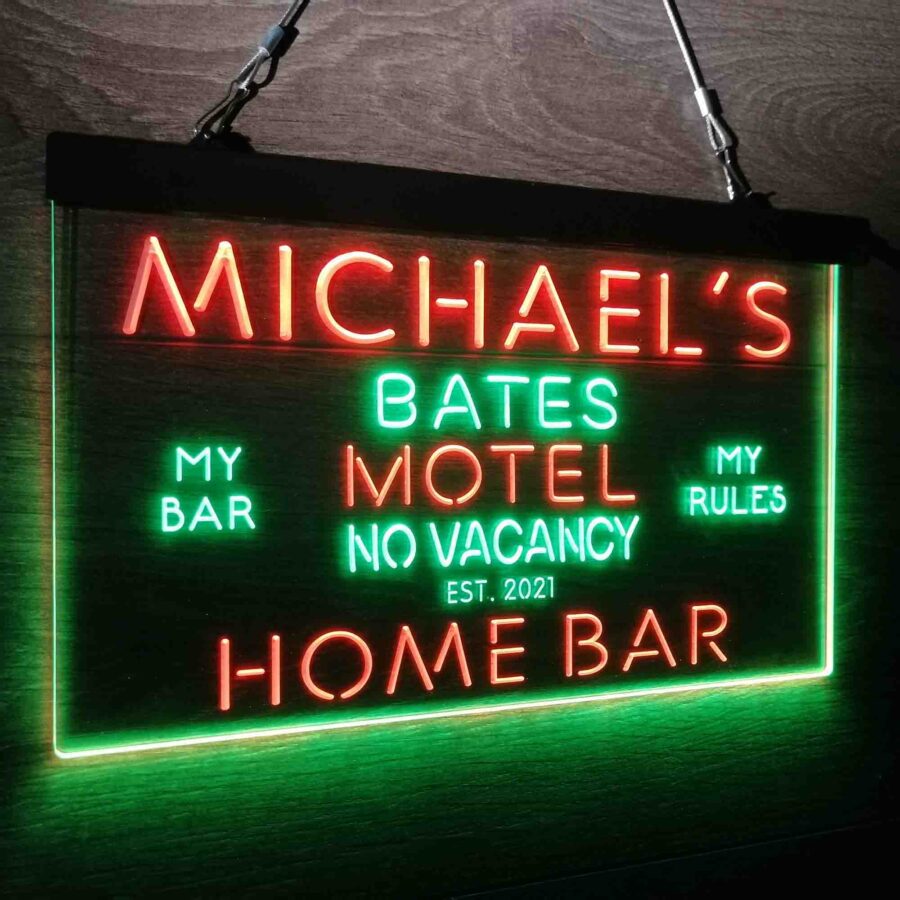 Personalized Bates Motel No Vacancy Neon Like Led Sign - Image 18