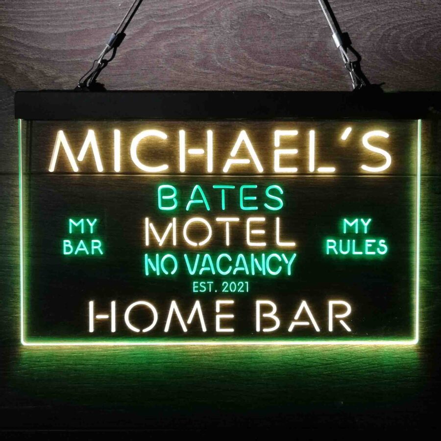 Personalized Bates Motel No Vacancy Neon Like Led Sign - Image 12