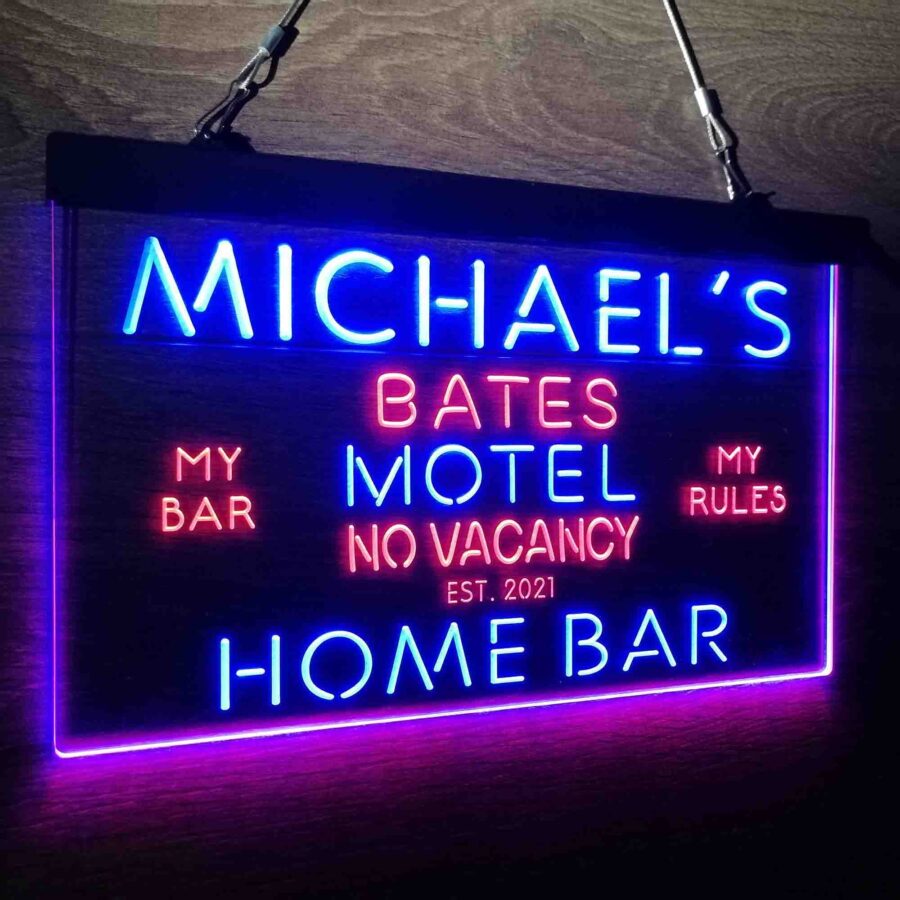 Personalized Bates Motel No Vacancy Neon Like Led Sign - Image 15