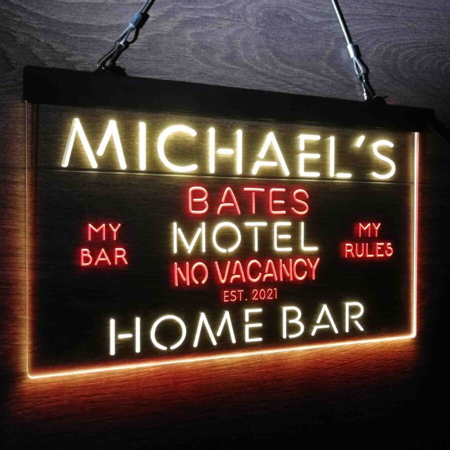 Personalized Bates Motel No Vacancy Neon Like Led Sign - Image 16