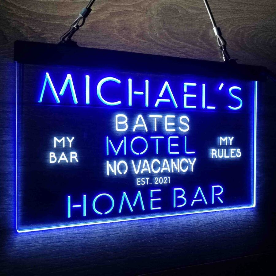 Personalized Bates Motel No Vacancy Neon Like Led Sign - Image 21