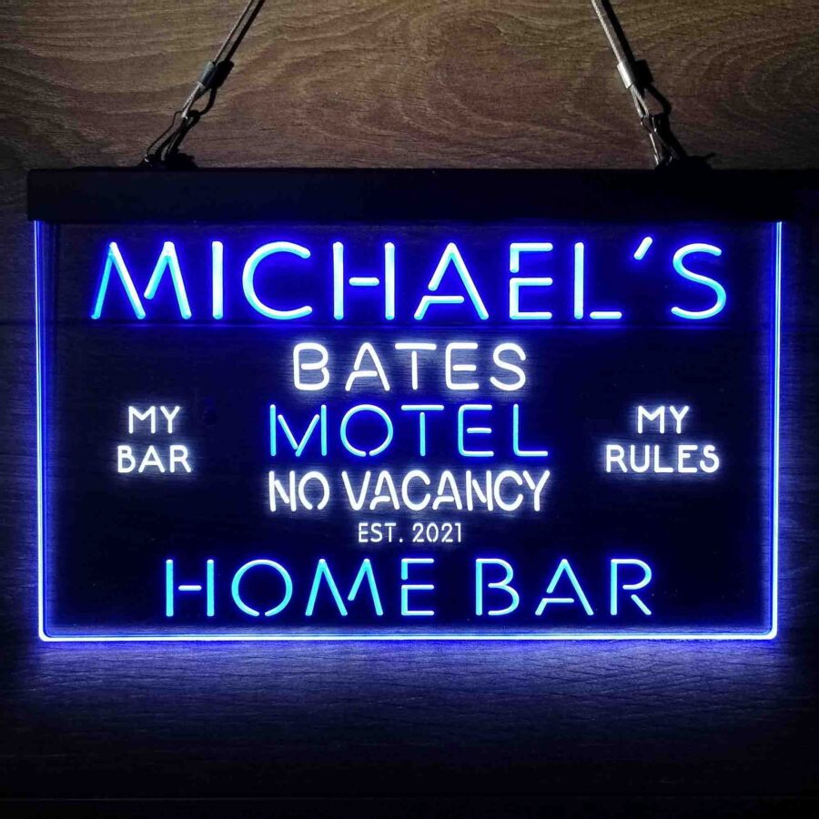 Personalized Bates Motel No Vacancy Neon Like Led Sign - Image 8
