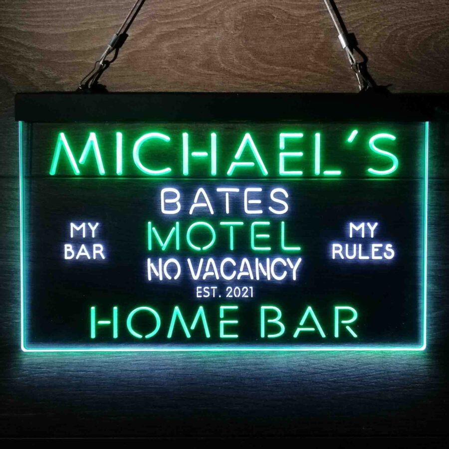 Personalized Bates Motel No Vacancy Neon Like Led Sign - Image 7
