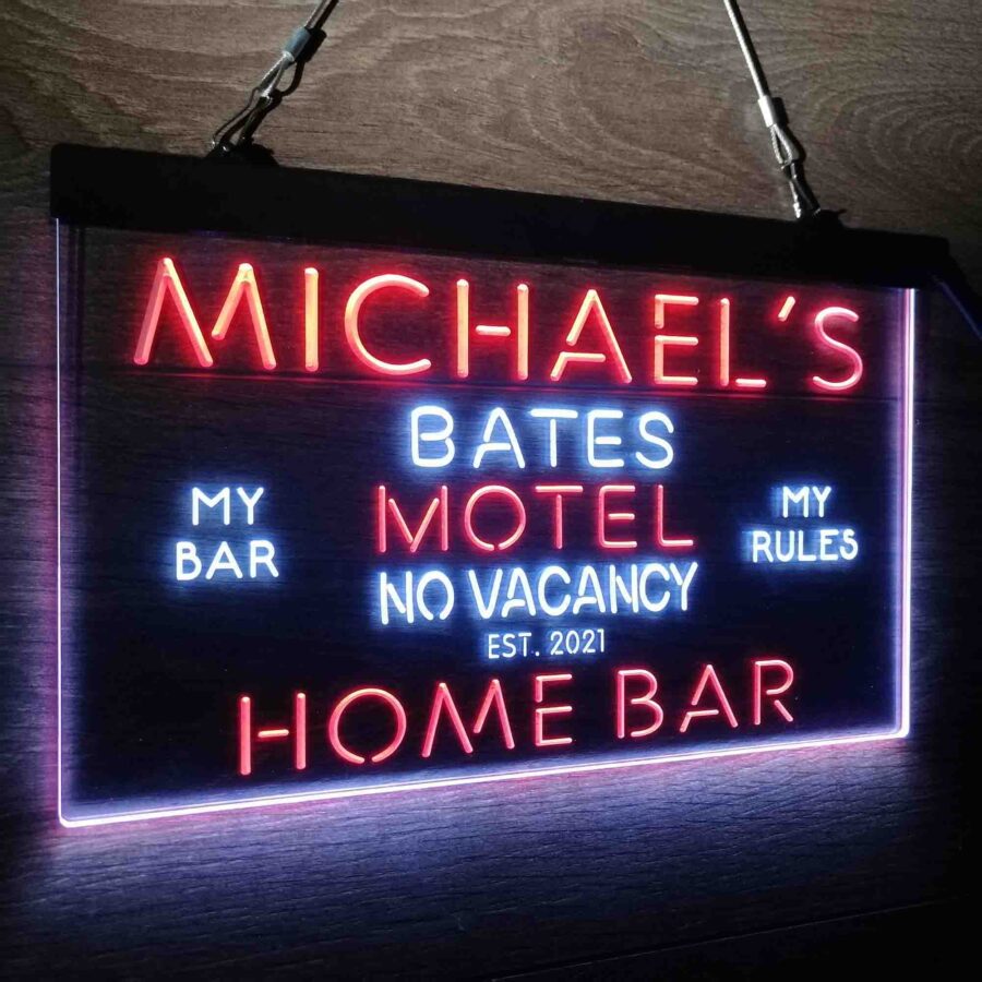 Personalized Bates Motel No Vacancy Neon Like Led Sign - Image 14