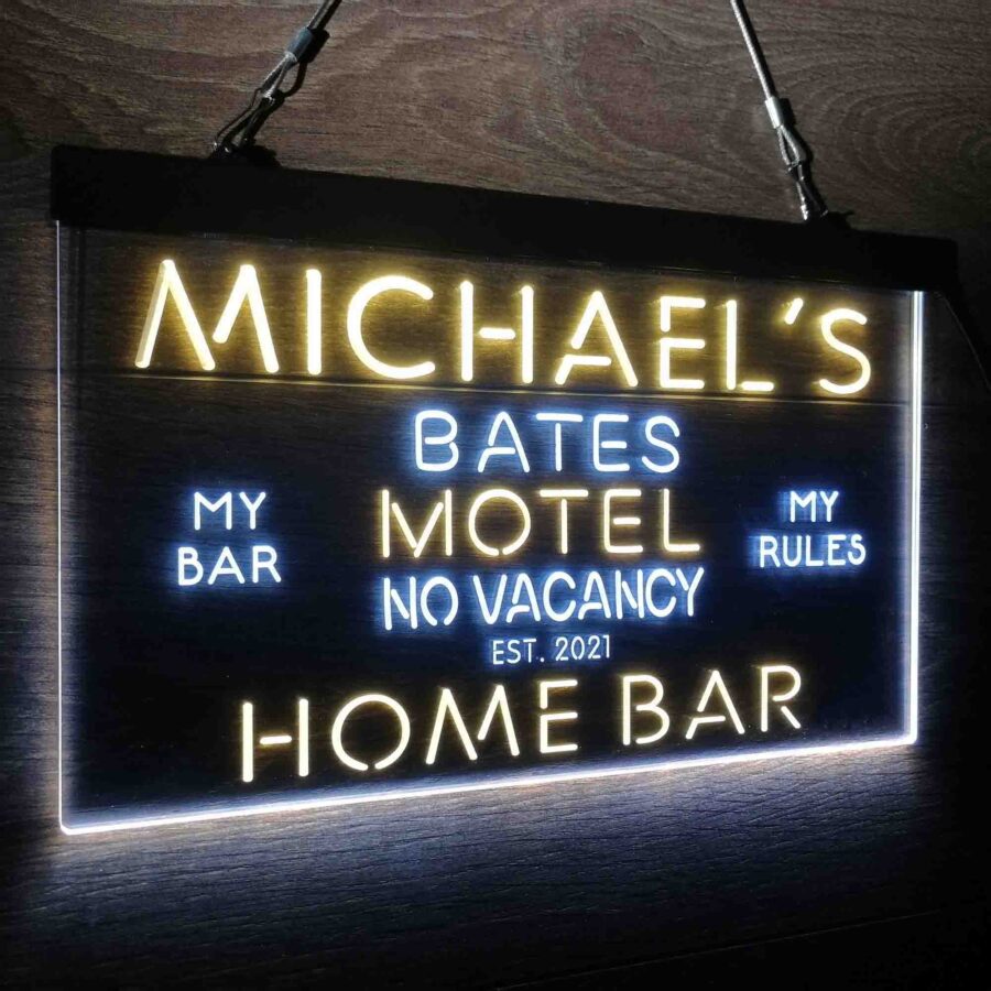 Personalized Bates Motel No Vacancy Neon Like Led Sign - Image 19