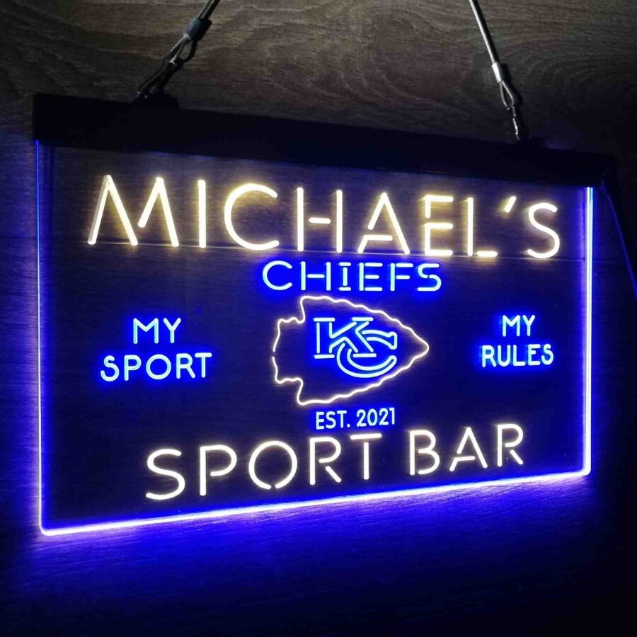 Personalized Kansas City Chiefs Neon Like Led Sign - Image 20