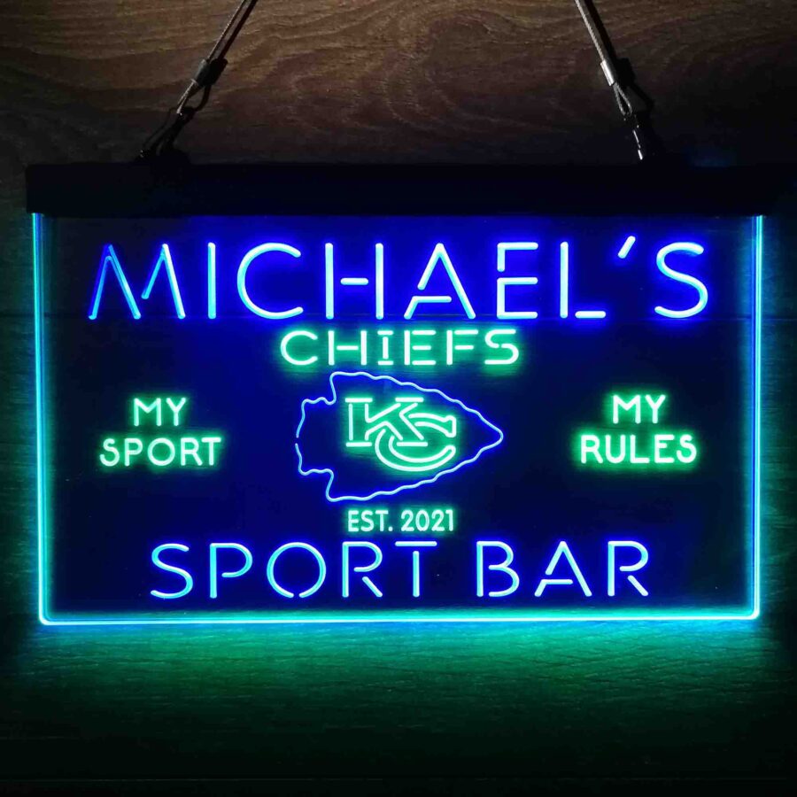 Personalized Kansas City Chiefs Neon Like Led Sign - Image 11