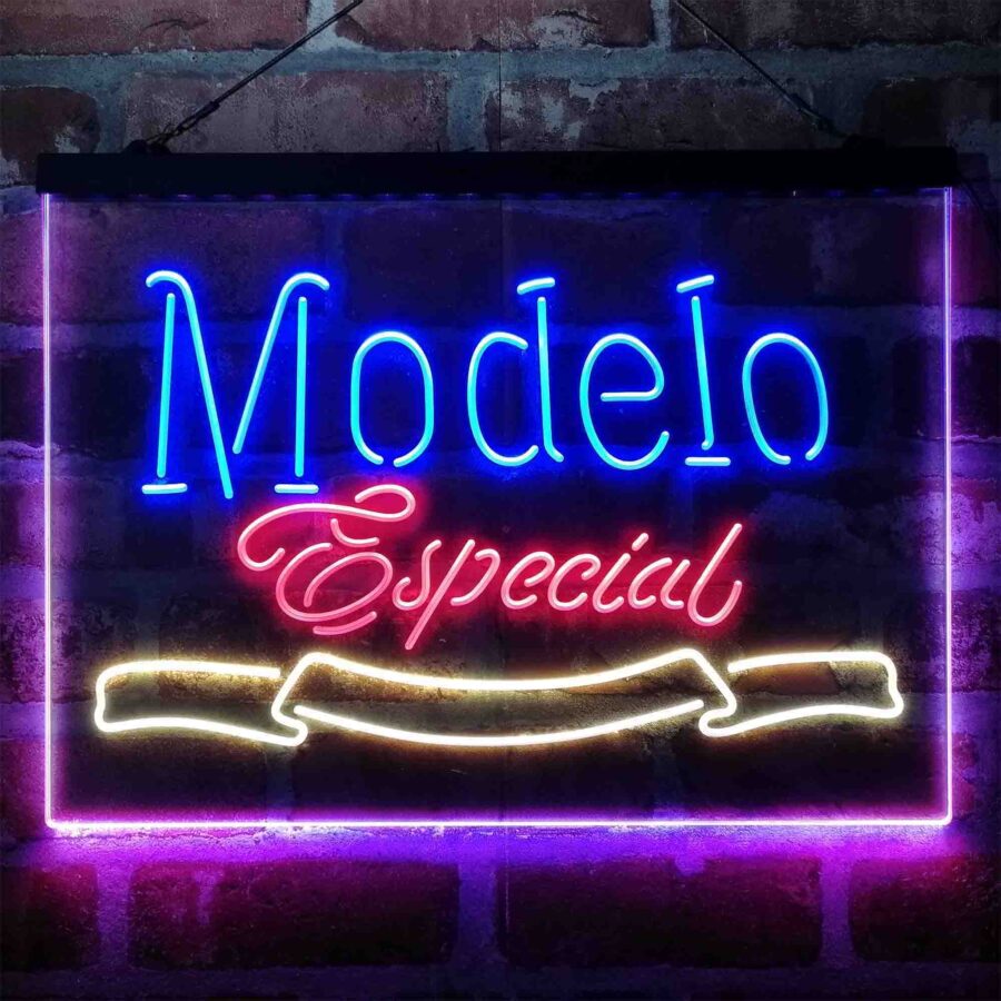 Modelo Especial Beer Bar Neon 3 Color Led Sign - Image 2