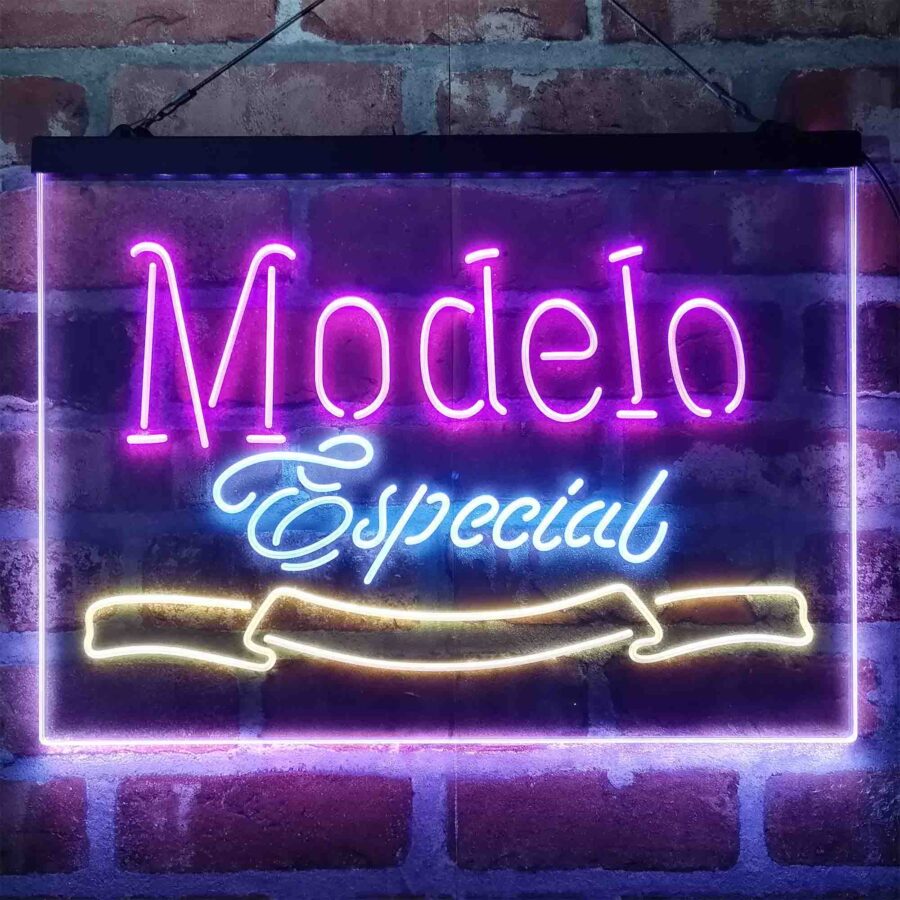 Modelo Especial Beer Bar Neon 3 Color Led Sign - Image 4
