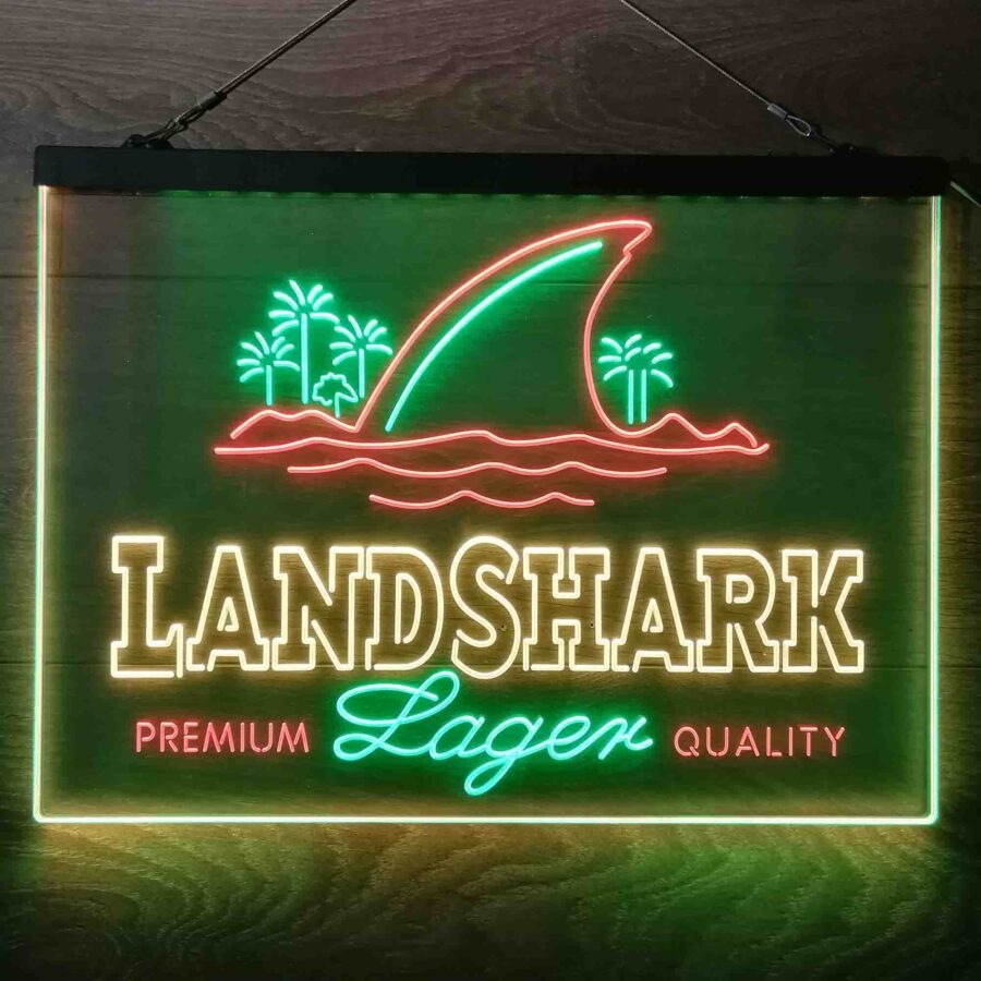 Landshark Lager Neon 3 Color Led Sign - Image 3
