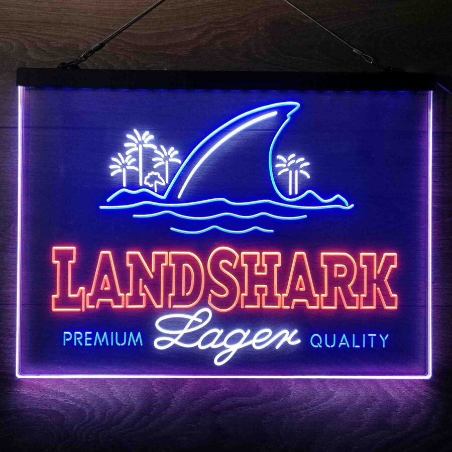 Landshark Lager Neon 3 Color Led Sign - Image 9