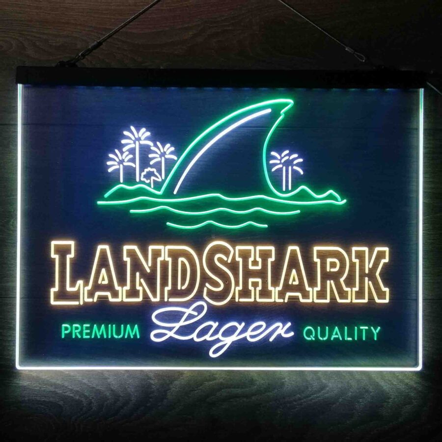 Landshark Lager Neon 3 Color Led Sign - Image 5