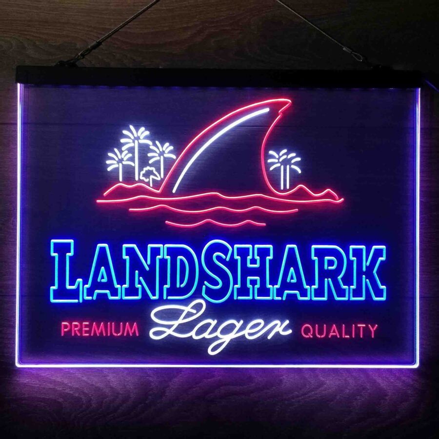 Landshark Lager Neon 3 Color Led Sign - Image 13