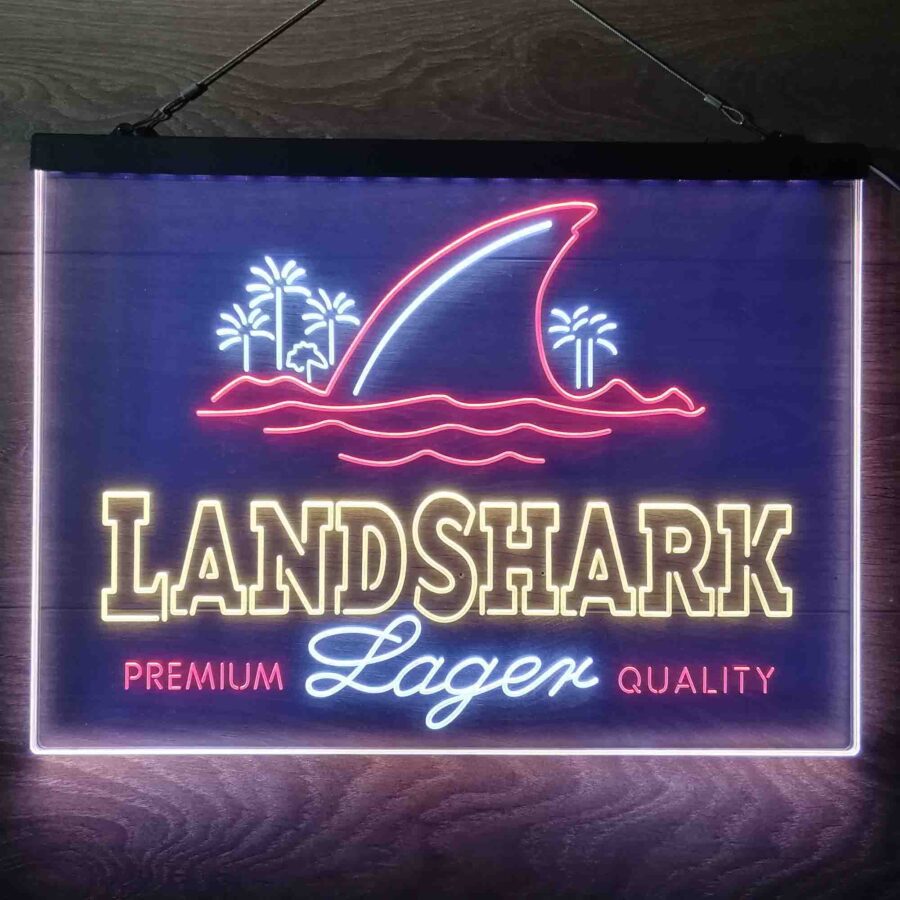 Landshark Lager Neon 3 Color Led Sign - Image 10