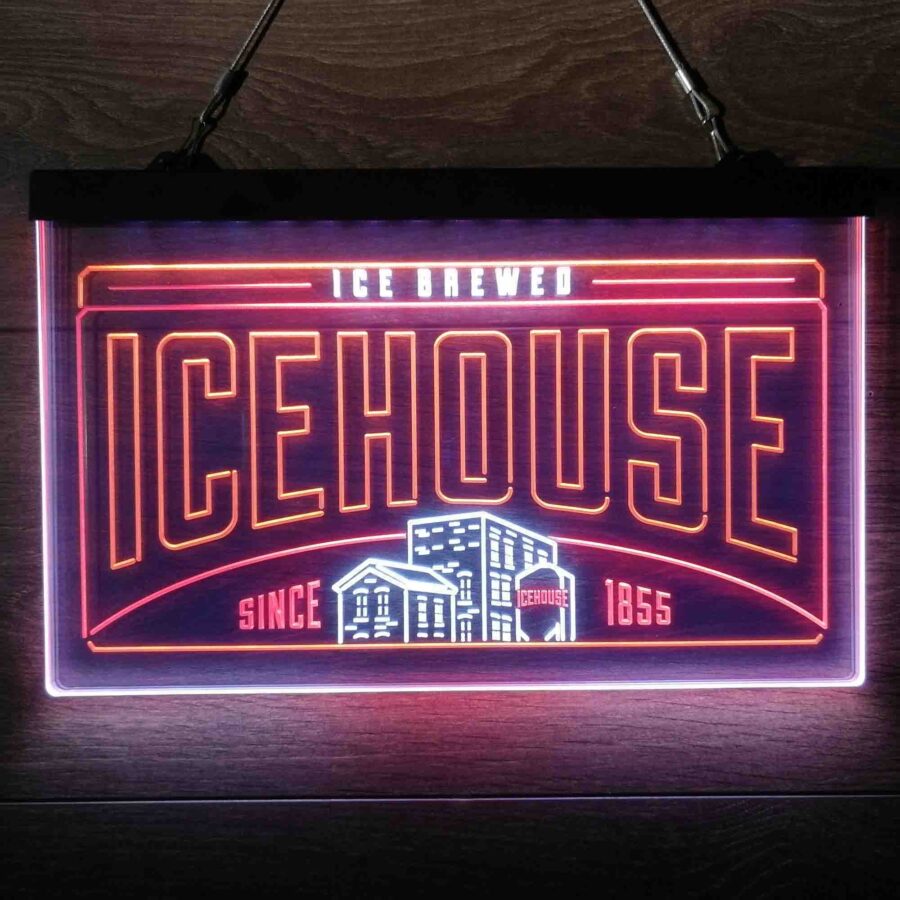 Icehouse Brewing Co Neon 3 Color Led Sign