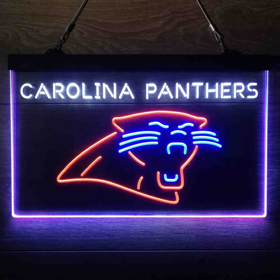 Carolina Panthers Neon 3 Color Led Sign - Image 8