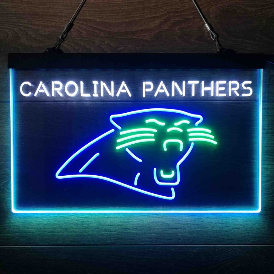 Carolina Panthers Neon 3 Color Led Sign - Image 11