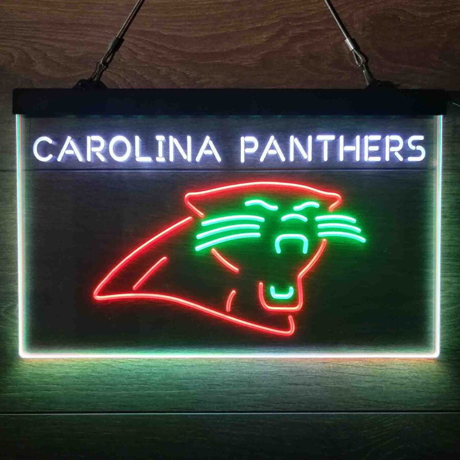 Carolina Panthers Neon 3 Color Led Sign - Image 9