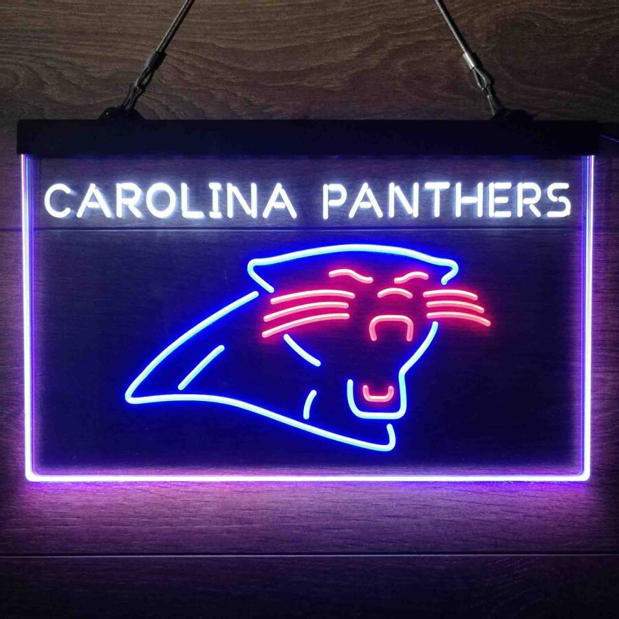 Carolina Panthers Neon 3 Color Led Sign - Image 12