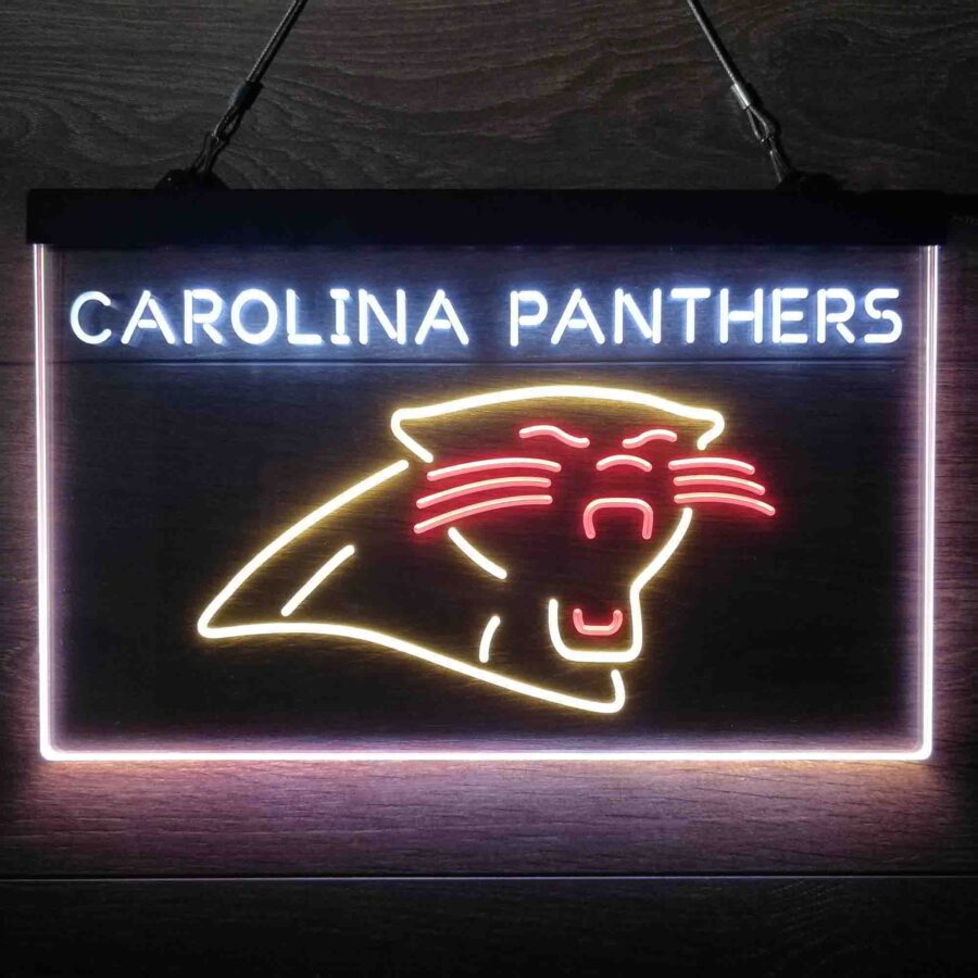 Carolina Panthers Neon 3 Color Led Sign - Image 13